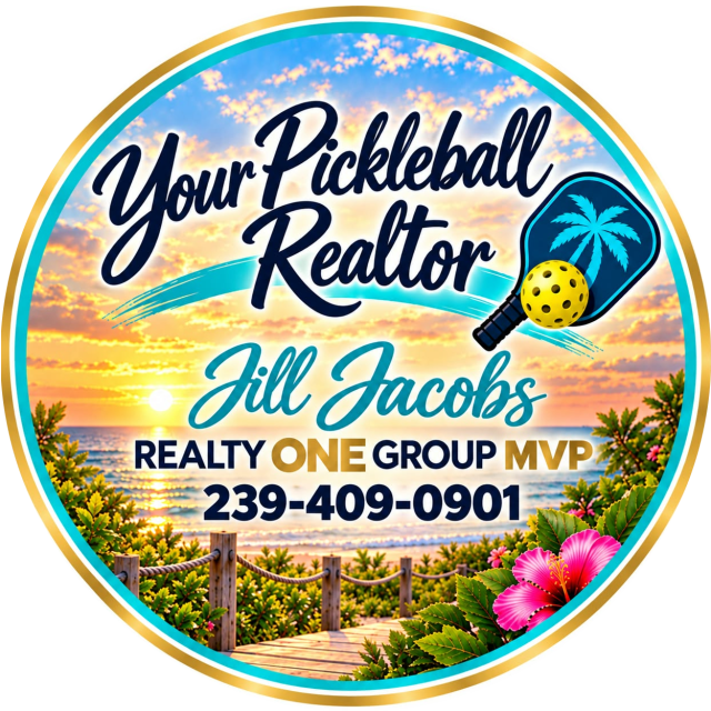 Your Pickleball Realtor, Jill Jacobs, Realty ONE Group MVP, Naples FL
